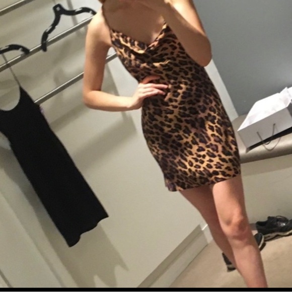 Alice + Olivia Cheetah Dress - Picture 3 of 4